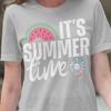 It's Summer Time Shirt | Cute Summer Tee | Watermelon Beach Shirt | Vacation Outfit | Happy Summer Graphic T-Shirt Gift for Women
