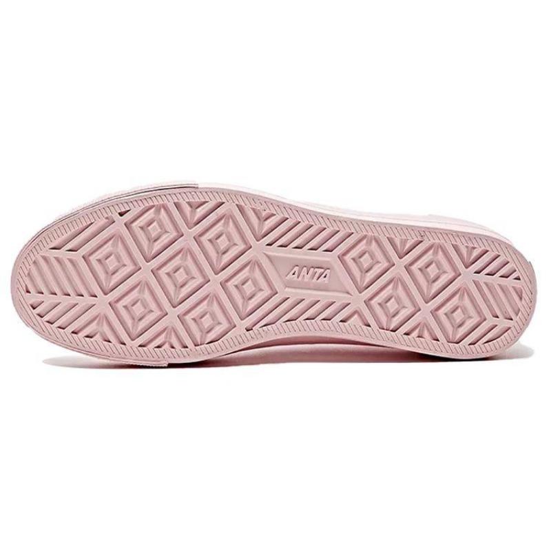 Anta women low-top pink skate shoes slip-resistant lightweight 92718901-7