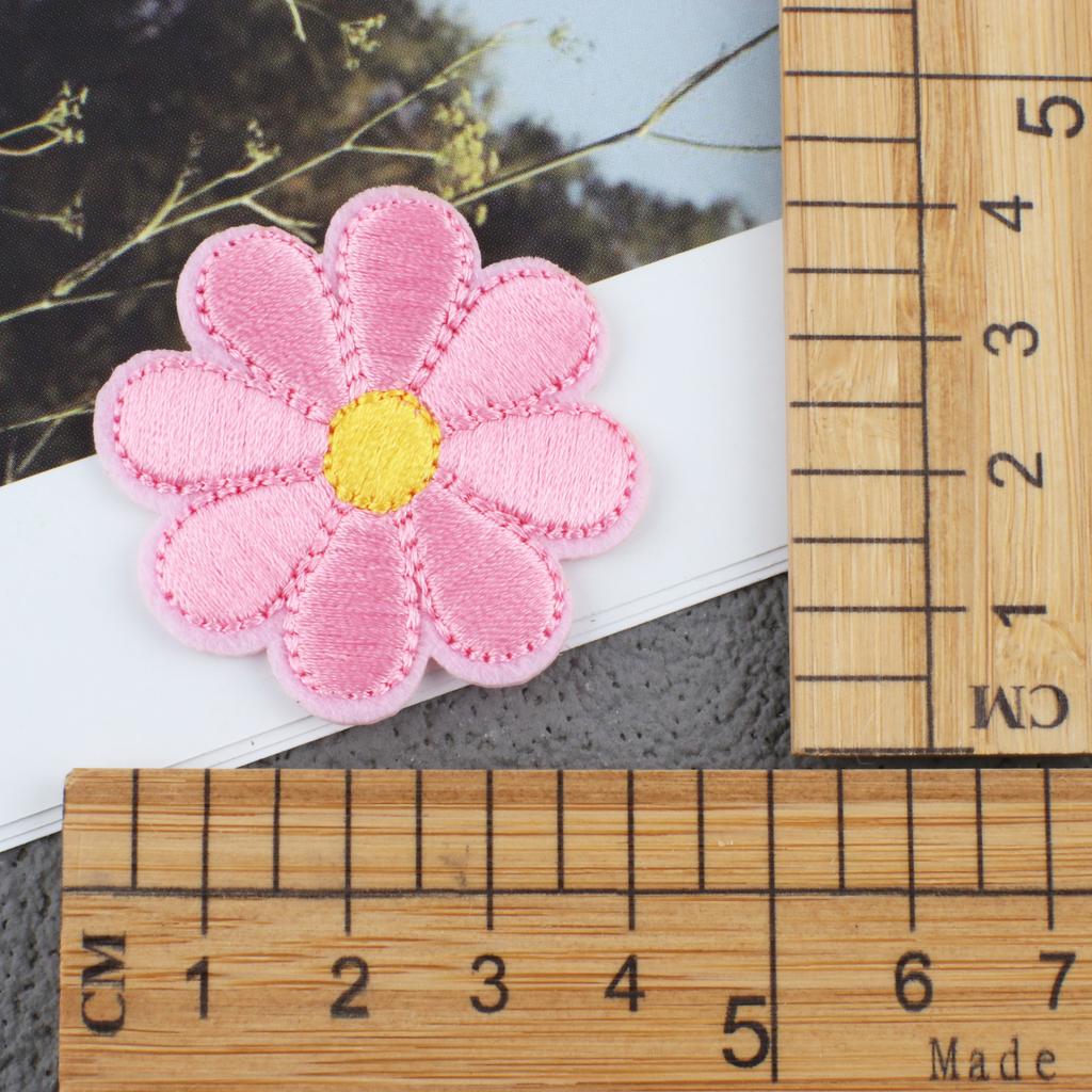 Sunflower Flower Embroidery Cloth Sticker Ironing Little Bee Patch Sticker Computer Embroidery Chapter Boy Hot-Selling Set