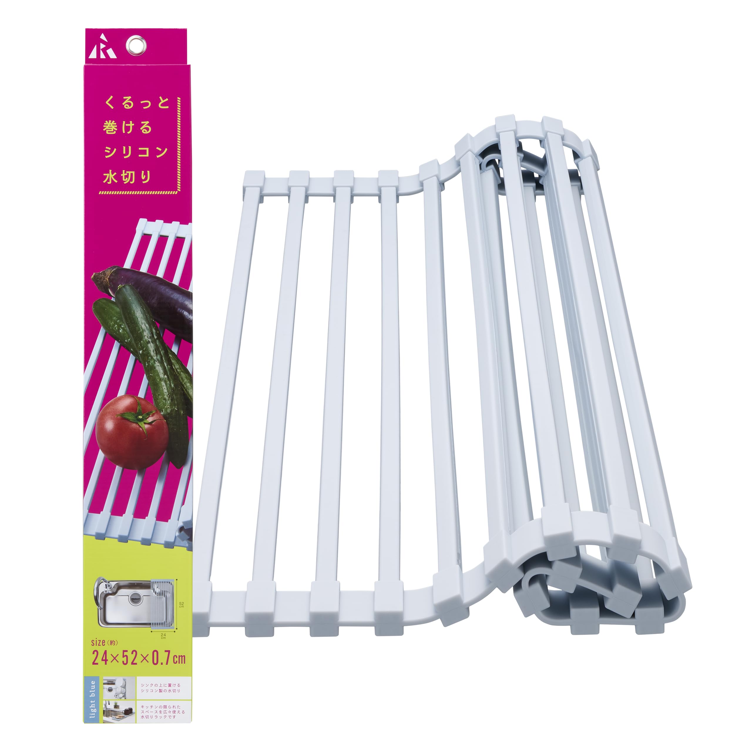 

Силиконовый светло-голубой сушильный коврик Легкий 52 x 24 x Над Жаростойкий до R(р) Сушилка, Подставка, Синий, 0.7 (см), Раковина, Складная, 210℃, SM-653