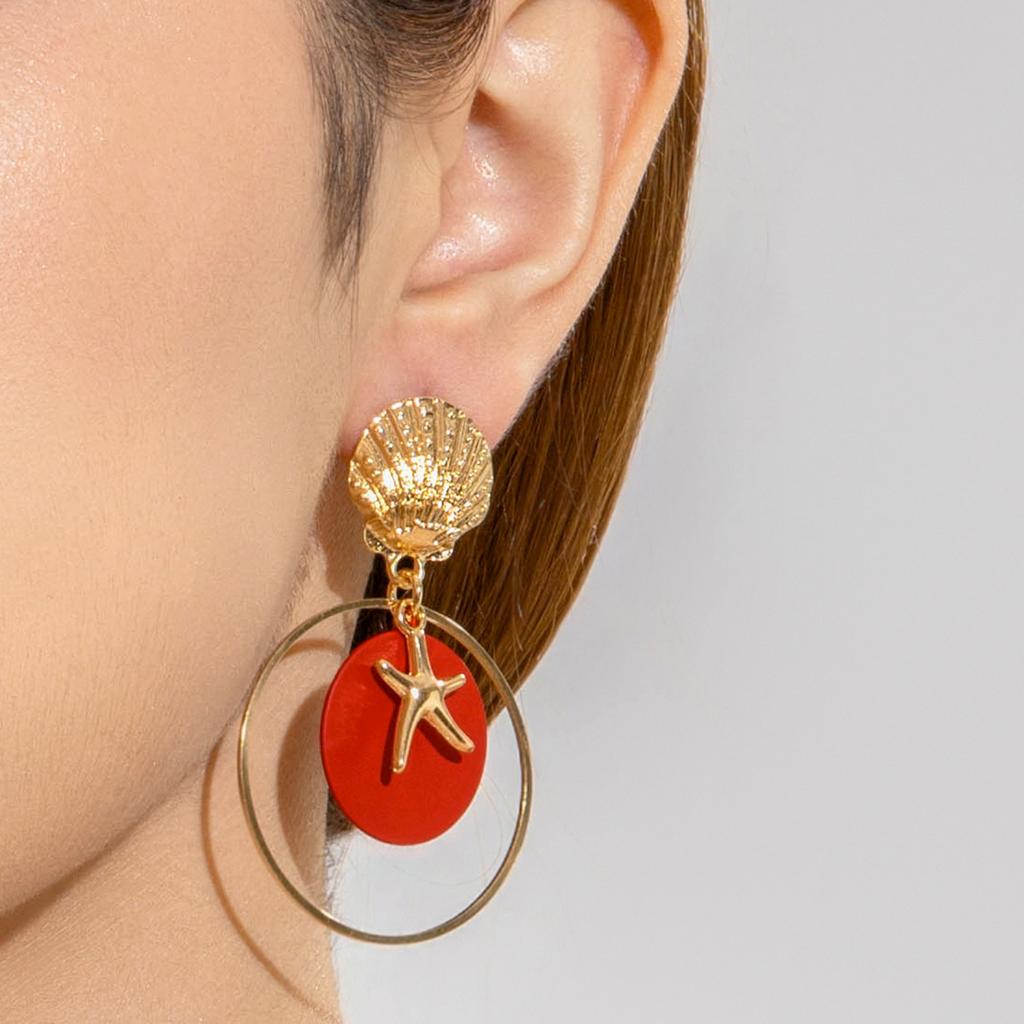 Creative Disc Stud Earrings Set, Geometric Metal Sequins Versatile Two-piece Set, Earrings, Earrings, Women's Pendants.
