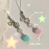 Contemporary Jelly Star Keychain Offering a Soft Touch and Portable Feel for Personalize Styles Stylish Outfits
