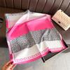 European American 70cm Small Square Imitation Silk Scarf - Printed Versatile Headscarf/Neck Protector