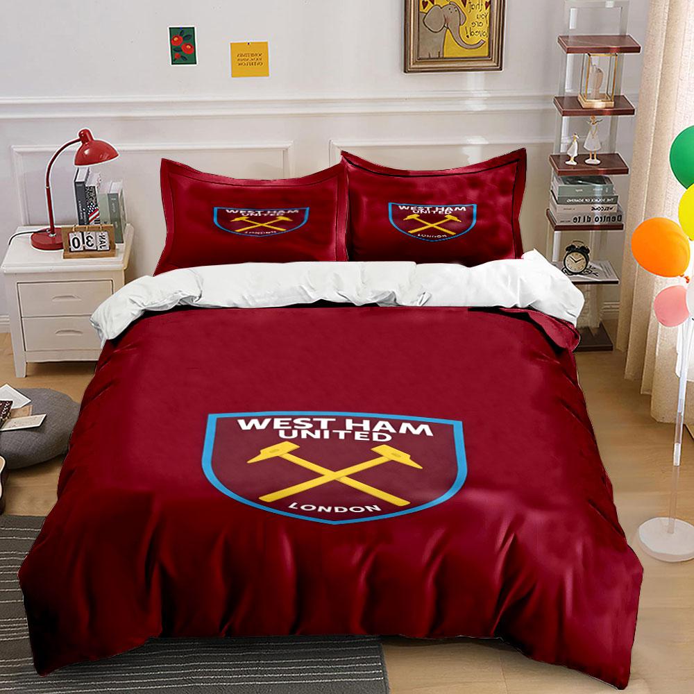 Martelli incrociati, "West Ham." Set lenzuola Set copripiumino Copripiumini Federe(1*Copripiumino 2*Federe senza imbottitura piumone)