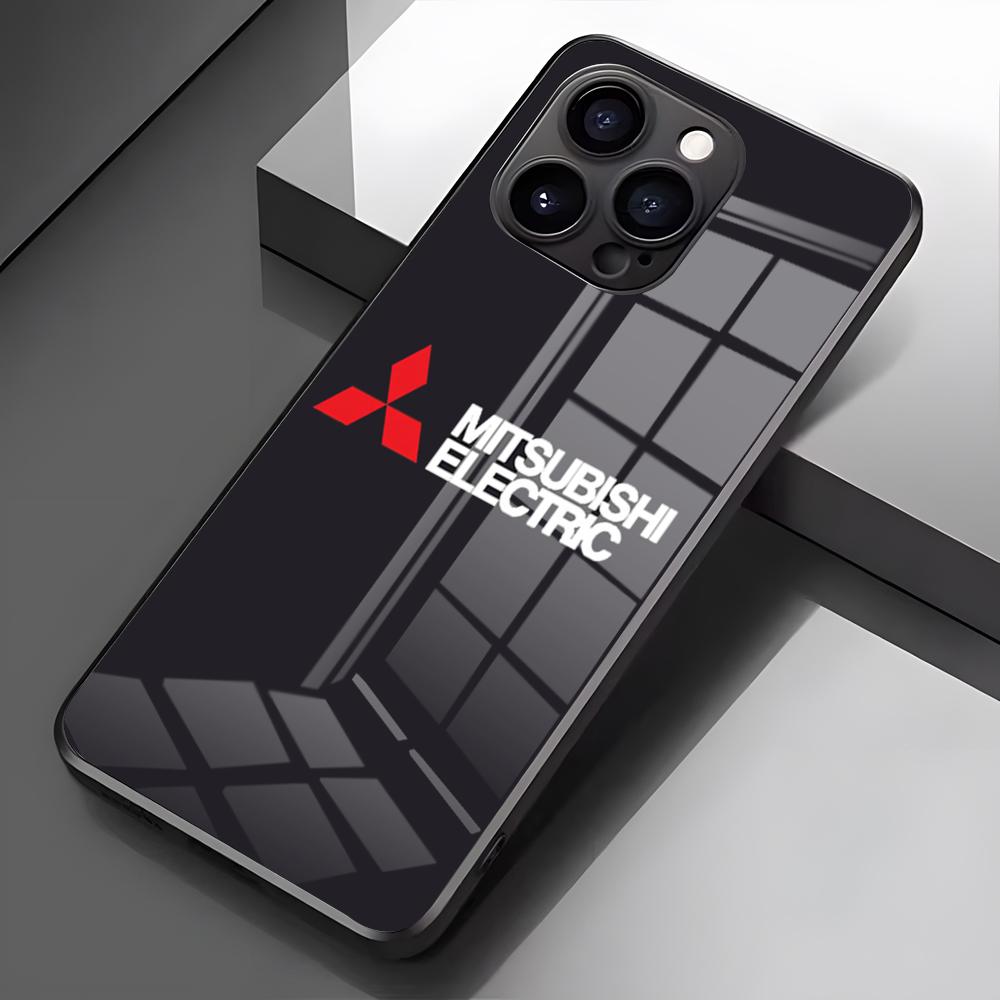 JDM B-B-MitsubishiES Phone Case For IPhone 17 Pro Max 16 15 14 Pro Max 13 11 X Xs Xr 8 7Plus Glass Cover