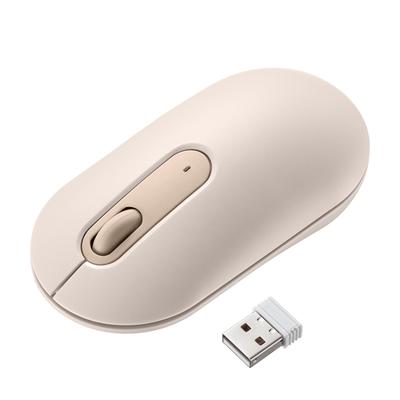 SANWA SUPPLY Silent Wireless Mouse (Beige) MA-WBS327BG