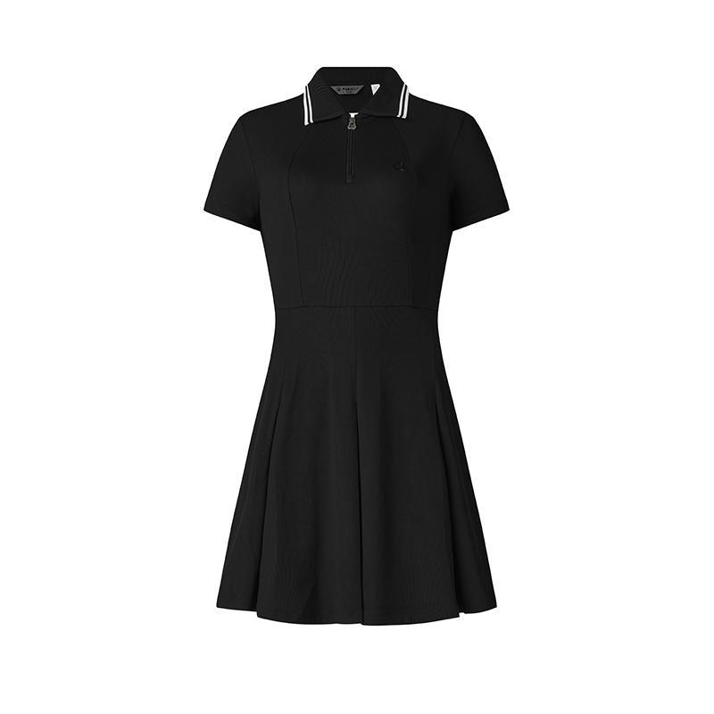 

New FILA Golf Series Short Sleeved Dress Women s Pitch Black BK A11W525303F-BK L(170/88A)