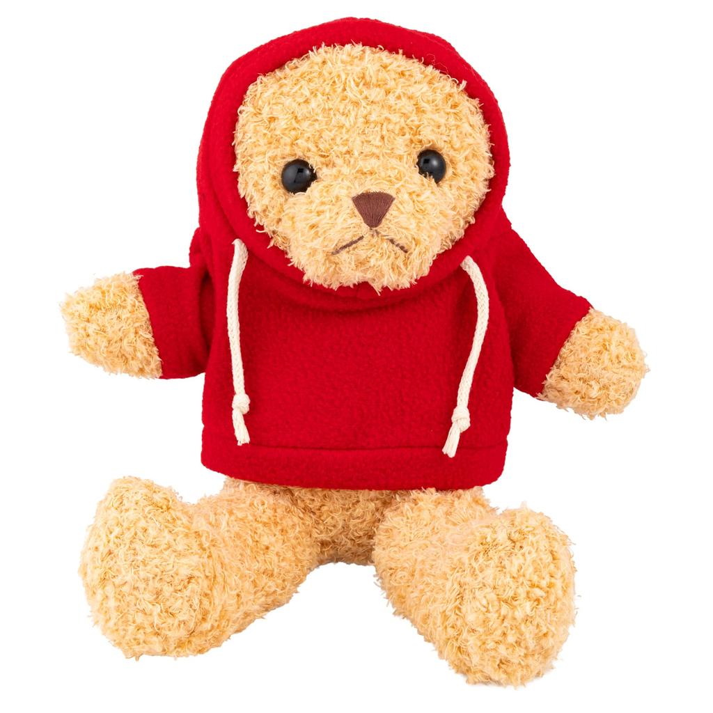 And3 Standard Bear 847097 Q-FLA Hoodie, Red,