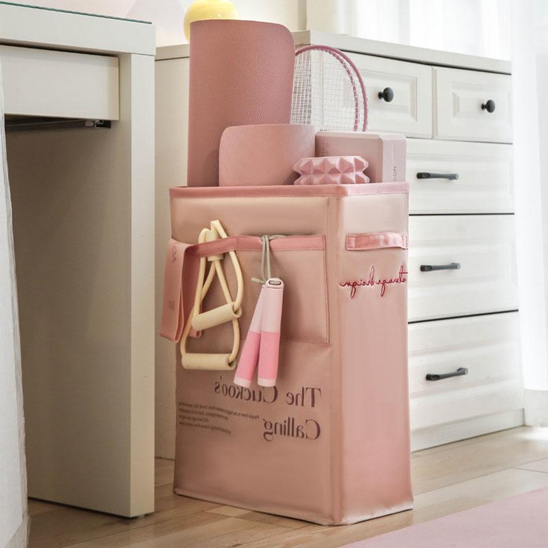 Home Yoga Mat Storage Bag Large Capacity Multi-Pocket Yoga Fitness Products Organizer Home Yoga Sports Equipment Storage Basket