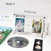 CD-Bild Acryl-Displayständer Fotorahmen Transparenter Idol-Bilderrahmen Ins CD Kleine Karten Displayhalter Zimmer Schreibtisch Dekoration