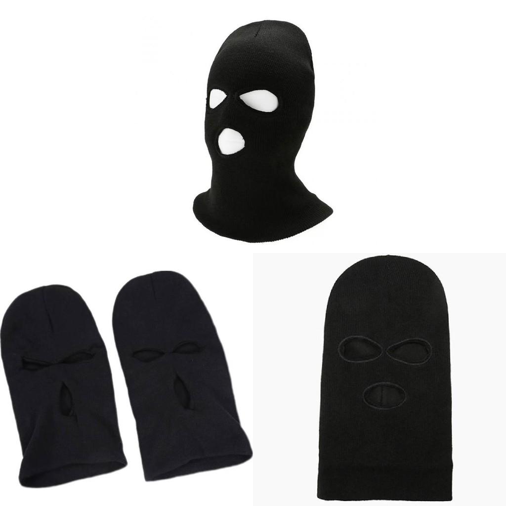 Cap Three Eyed Knitted Hat Winter Warmth All Inclusive Caps Gift Breathable