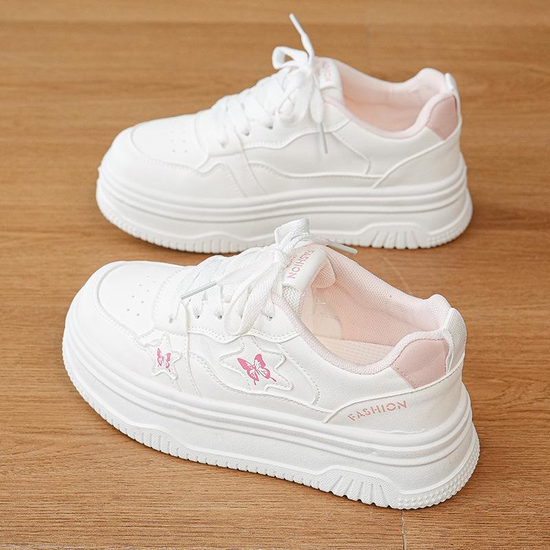 Spring and Autumn new ins trendy lace-up platform student sports and leisure shoes MR