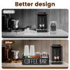 4 Grids Wood Coffee Station Organizer box tea bag Paper Cup Nespresso Dolce Gusto Coffee capsule holder coffee bar accessories