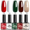 LIMEGIRL Gel Nail Polish Kit 5 Colors New Barbie Pink Nail Gel Soak Off LED Lamp Manicure Set