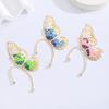 New Jewelry, Sweet Single Elf Ear Clips, Ear Hanging Women, Rhinestone Wings Without Ear Holes, Butterfly Ear Bone Clips.