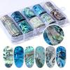 PET Nail Transfer Foil Shell Pattern Manicure Transfer Stickers Manicure Supplies