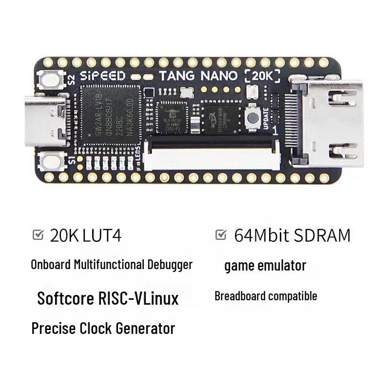 Sipeed Tang Nano 20K FPGA Board NES Emulator with SPI Communication