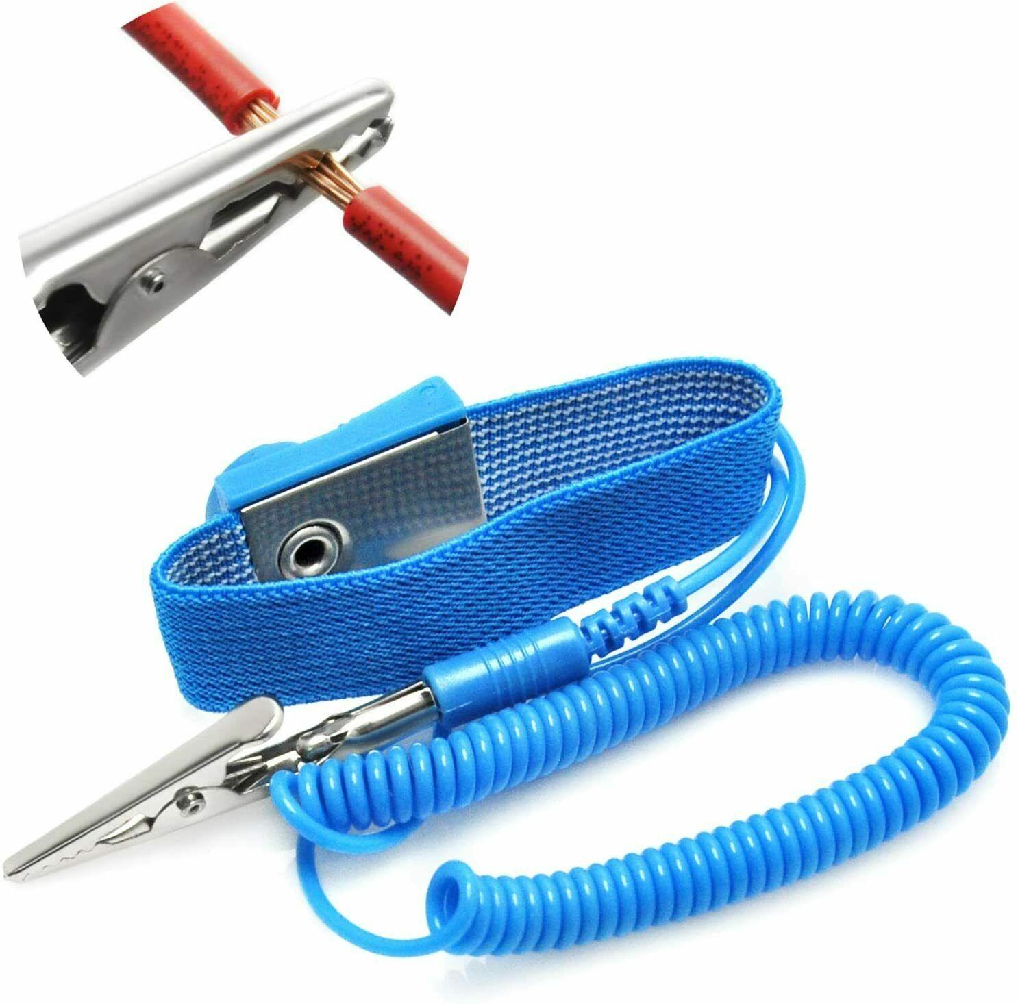 

Anti Static Wristband with Grounding Wire and For Alligator Clip Designed for Use with Grounded Anti Static Mats China Mainland