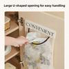 Kitchen Garbage Bag Velcro Storage Rack Wall-Mounted Large Capacity Mesh Bag Storage Net With Hook-And-Loop Decorations Festival