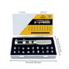 Watch Case Opener Adjustable Repair Tool with Interchangeable Heads TwoProng for Watchmakers,