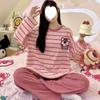 Women's Long-Sleeve Pajama Set: Spring/Autumn 2023 - Net Red, Large Size, Winter Homewear