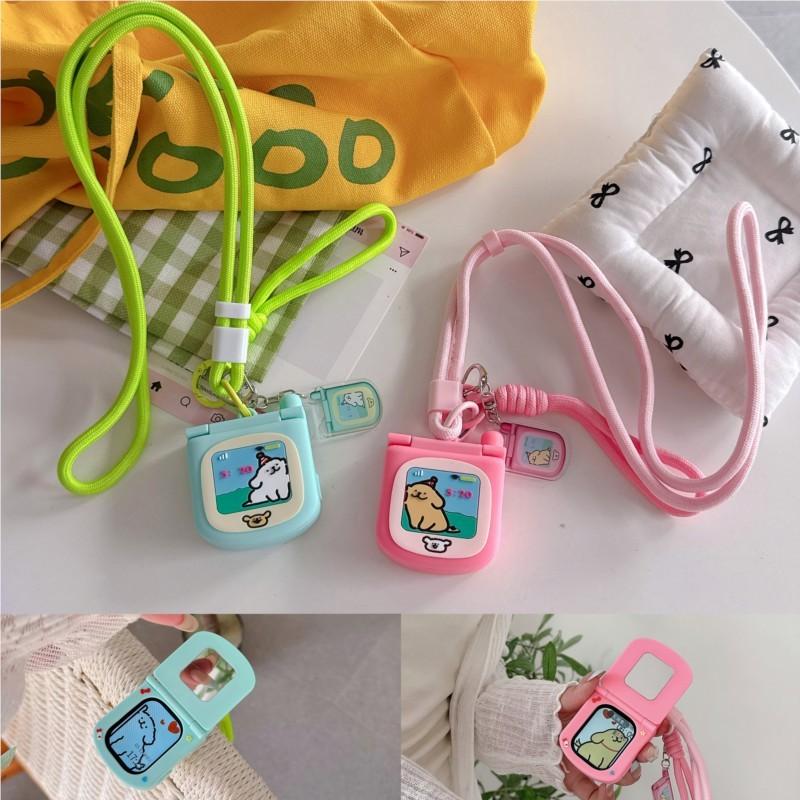 Süßes Klappspiegel-Lanyard Kinderhülle Für Apple Watch Sport 1/2/3/4/5/6/7/8/9. Gen S10 S11 Ultra SE 38/45/41/44/42/46/49mm Abdeckung