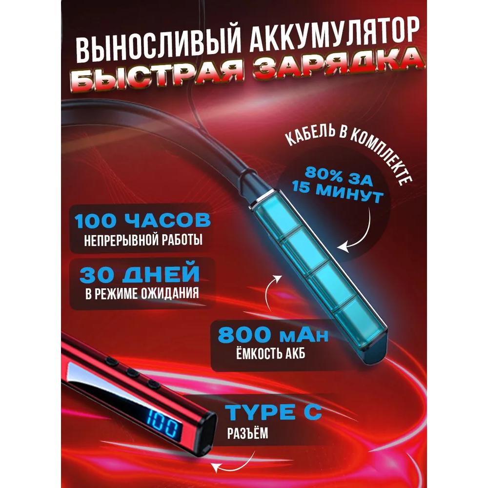 Bezprzewodowe słuchawki sportowe na telefon na szyję