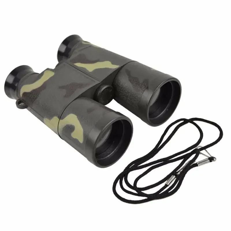 2PCS Binoculars Simulation Camouflage Telescope Children Kids Toys Mini Portable Folding