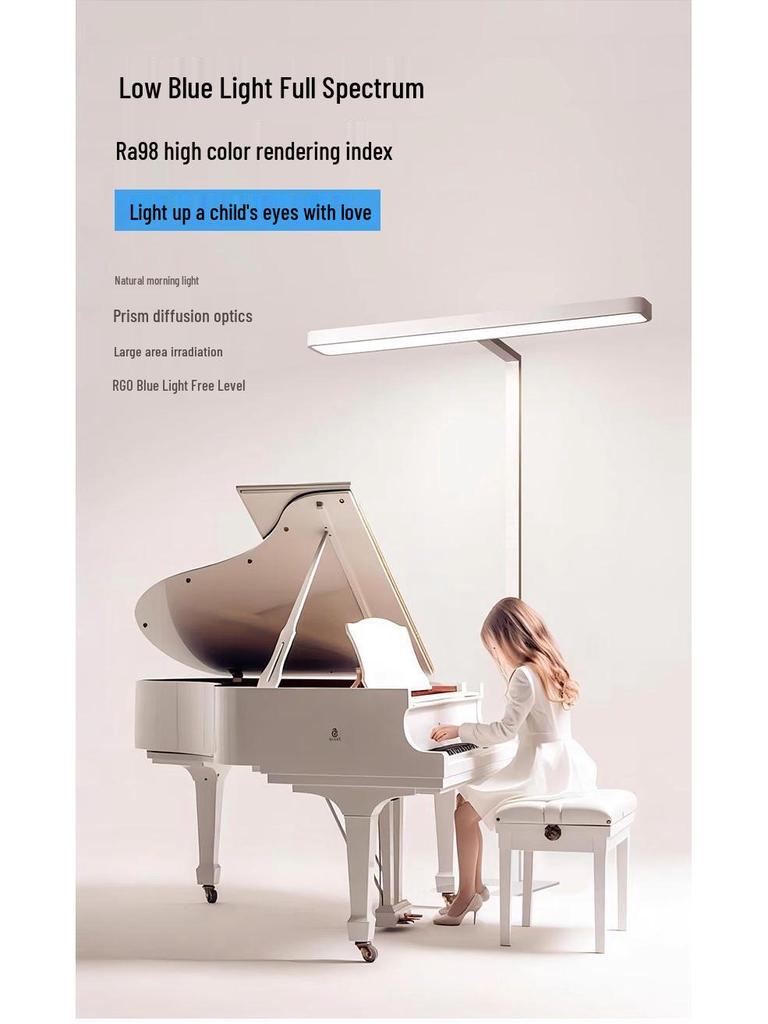 Eye-Protecting Floor Lamp: Full-Spectrum, Shadowless Design for Studying and Reading