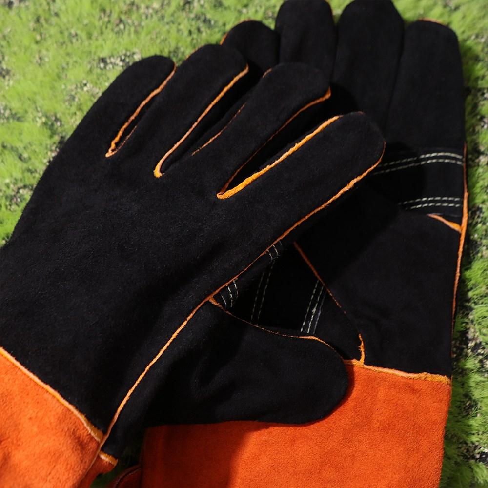 1 Pair Labor Protection Work Safety Glove Anti-Heat Welder Gloves  Welding Gauntlets