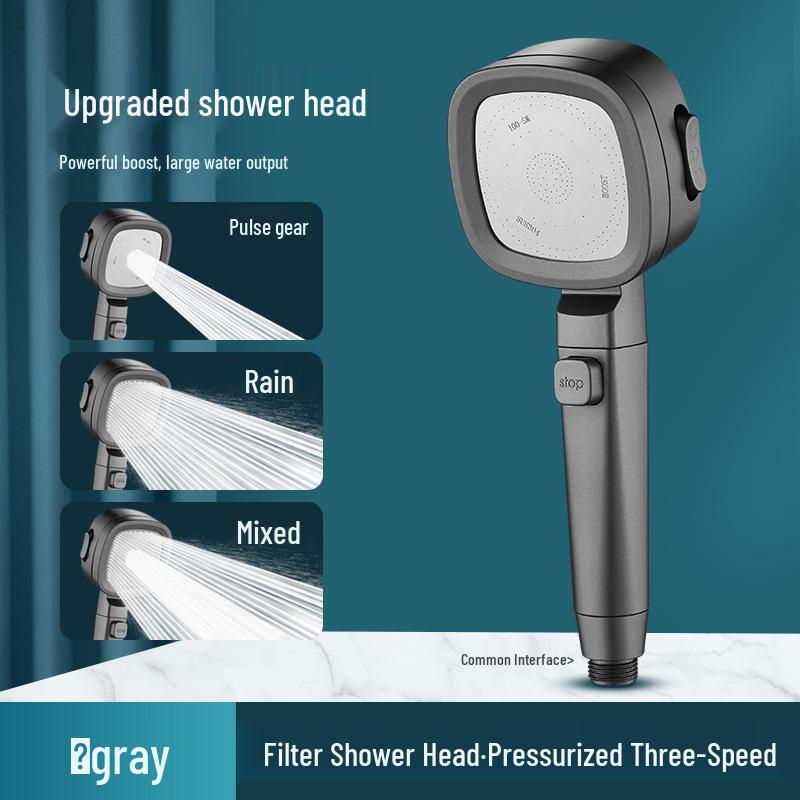 Powerful Boost Rain Shower Head Set for Bathroom & Home