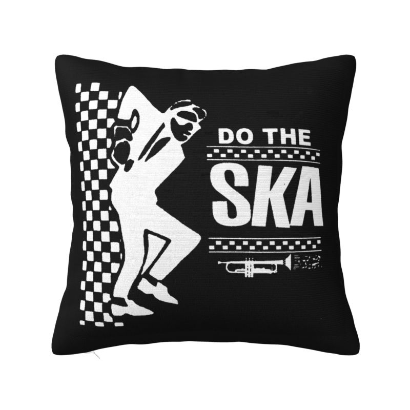 Custom Ska Reggae Jamaica Music Pillow Case Cushions Cover For Sofa Square Pillowcase
