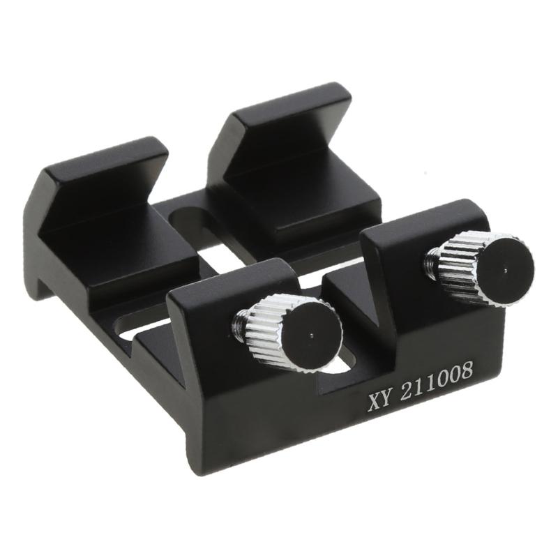 Supporto per telescopio con base a coda di rondine universale aggiornato, morsetto a coda di rondine con due viti a testa zigrinata, installazione semplice e resistente.