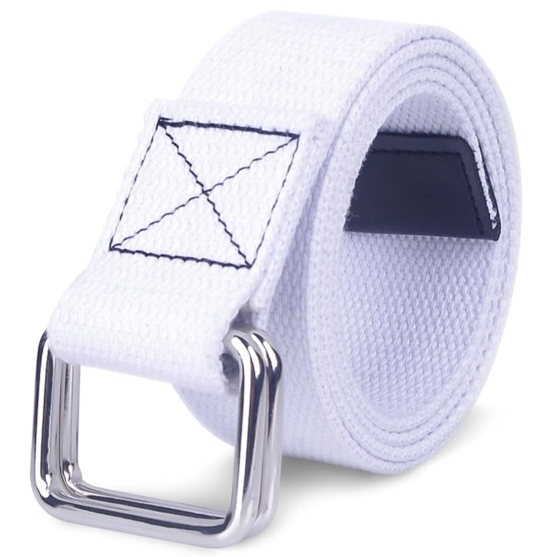 

[BENADON] belt men s double ring belt No hole unisex large size canvas lightweight cloth simple firmly Fashionable Accessories casual work for jeans