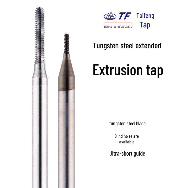 Tungsten Steel Fine Thread Tapping Tap for Watches & Mobile Phones - Sizes M1, M1.2, M1.4, M1.6, M2, M2.5