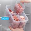 Airtight Lid Food Storage Container Meat Fruit Veggie Storage Box Meat Fruit Veggie Keeper  Home