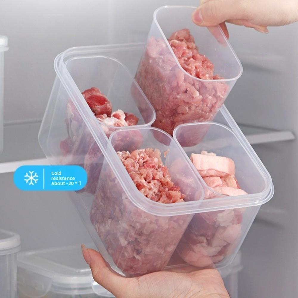 Airtight Lid Food Storage Container Meat Fruit Veggie Storage Box Meat Fruit Veggie Keeper  Home