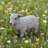 Sheep Garden Ornament Textured Fleece-Like Lamb Sculpture Lamb Statue Pastoral Charm Outdoor Decor Farm Animals