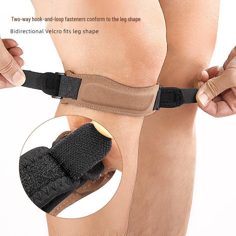 Unisex Mikrofaser Kniebandage für Basketball, Seilspringen & Badminton - Stoßdämpfender Gurt zur Meniskusunterstützung