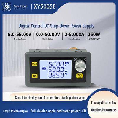 XY5005E CNC Einstellbares DC-geregeltes Netzteil: 50V 5A 250W Abwärtsmodul zur Spannungs- und Stromkonstanthaltung.