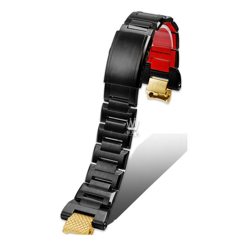 Edelstahl-Uhrarmband für Casio MTG-B3000 Serie Stahl Schnellverschluss Edelstahl-Uhrarmband Zubehör Herren Armband