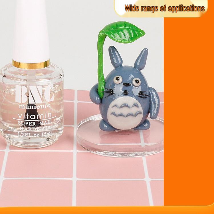 Clay Glaze Transparent Water-Based Polymer Clay Gloss Varnish for Models and Figurines