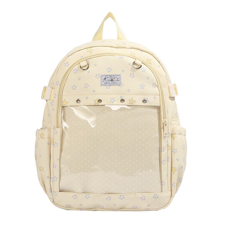 Schoolbag Japanese Star Backpack Female Student Schoolbag Lightweight High Value Pain Bag Girls Campus Versatile Girl Style Backpack