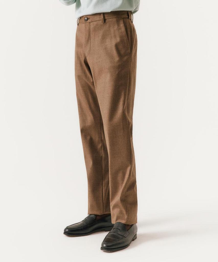 NOTIG Wool Bonding No-Tuck Pants Beige_Olw1Ptlp105I1