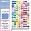 Croma 160/24 Color Replaceable Ink Refill Liquid Soft Tip Acrylic Marker Non Toxic Waterproof School Office Supplies Stationery