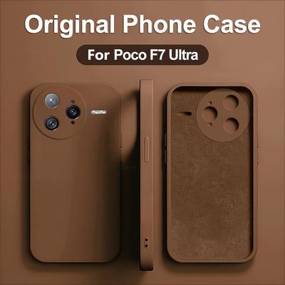 Per Poco F7 Ultra F7 Pro Custodia Cover Morbida in Silicone Liquido Per Xiaomi Poco F7 F 7 Ultra Pro F7Ultra Custodie per Telefono PocoF7 Ultra