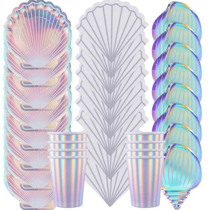 Under The Sea Summer Ocean Theme Birthday Party Decor Kids Boy Background Cute Dolphin Starfish Decoration Event Banner Props