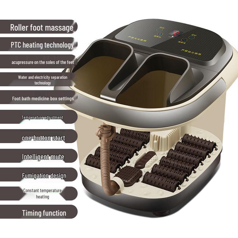 Smart Foot Spa Massager with Rollers