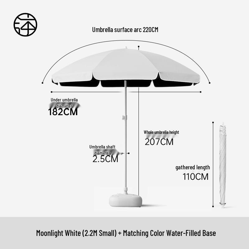Large Outdoor Sunshade Commercial Stall Umbrella