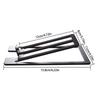 Ergonomische Metalen Luidsprekerstandaard Voor Desktop HIFI Systemen 15 Graden Hoekontwerp Premium Stabiliteit Voor Luidsprekers van 5kg